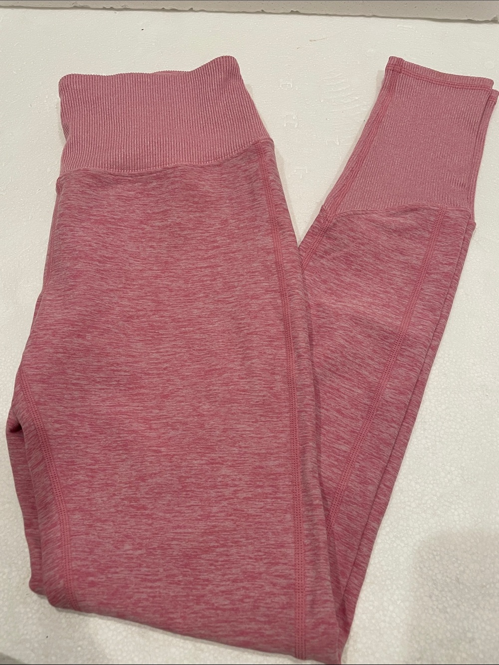 ALO Yoga Seamless High-Waist Heathered Rose Leggings